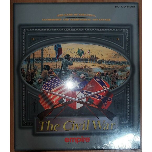 The Civil War PC CD-ROM Game By Empire Interactive 1995 WINDOWS Vintage Rare